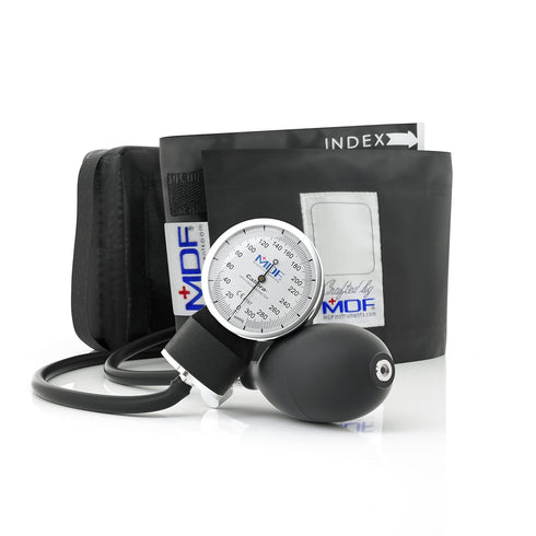 MDF Instruments Calibra Aneroid Premium Sphygmomanometer, Blood Pressure Monitor with Adult Cuff & Case
