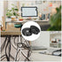 4Pcs Grommet Grommet 1.38"(35mm) Grommet uxcell Desk Black, Snap Bushing with Shutter for Holes with Mounting, Round