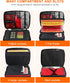 Noiposi Document Organizer, Waterproof and Fireproof Document Box, 5200? Heat Insulated, Portable Safe Storage for