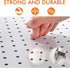 Heavy Duty Metal Pegboard Organizer - Wall Storage Steel Peg Board Panels Set with 1/4 inch Round Holes, 2 Pack