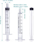 12 Pack - 3ml Plastic Syringes - Separate Sterile Packaging Small Syringe Without Needle for Plant Hydroponic Liquid Measurement Pets Feeding Tools (12Pcs 3ML/CC)