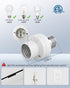 Bulb E26/E27 Listed(2 Remote+4 DEWENWILS Remote Control Light Socket, Wireless Light Socket Switch Kit, Remote Light