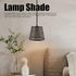LICAEVEY E26 E27 Bulb 15 13 19 cm, Hollow Carved Metal Lamp Shade, Base Compatible, Detachable Cylindrical Hollow Out
