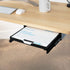 VIVO Under Desk Sliding 11 inch Pull-Out Whiteboard Drawer, Compact Dry Erase Board Note-Taking Workstation Organizer, White Surface, Black Frame, DESK-WB01S by VIVO