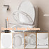 GarveeLife Toilet Seat Round, American Standard, Slow Close Lid, Quick Release Hinges, Non-Slip Bumpers, Easy Install