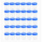 50PCS Specimen Container Cups, Seal Sample Collection Cup for Urine, Screw Urine Sample Cups for Lab Use (40ml)
