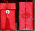 Chinese Element Festive Silk Red Envelopes Gift Card Envelopes 2PCS/Set (HF2G)