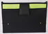 Filexec Soft Touch Padded Canvas Window Expanding File, 13 Pockets, Green (46225-4), Letter, 1 Pack