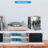 EASEPRES Vinyl Record Holder - 9 Slot Metal Magazine Book Album Display Rack for Home Office Stylish Triangle Organizer
