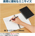 KOKUYO D Shaped Soft Ring Notebook, 5mm Grid Ruled, 70 Sheets, A6, Black, Japan Import