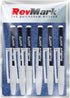 RevMark Bright Series Industrial Marker - 6 Pack, Made in USA, Replaces Paint Marker for Metal, PVC, Pipe - WHITE