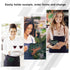 EcoVision Server Books for Waitress,Leather Waiter Book with Zipper Pocket, Server Booklet Restaurant Waitstaff