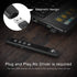 Rechargeable Presentation Clicker for PowerPoint - RF 2.4GHz Wireless Presenter Remote with Laser Pointer, Compatible