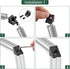 JiGiU 10PCS Triangle Angle Sharp Corner Bracket, Black Connector for 6mm Slot Aluminum Extrusion Profile