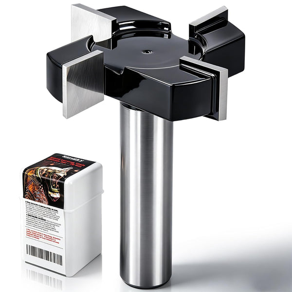 KaiwarKihely CNC Spoilboard Surfacing Router Bits, 1/2 inch Shank 2 inch Cutting Diameter,