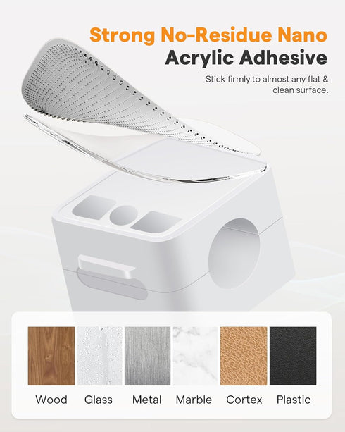 YRBIA 6 Pack Clips+2 (20 11.5mm Magnetic Cable Sheets Lables) Cute Self-Adhesive Sticker Lables, Ultra Slim Smooth