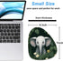 Rimilak Small Mouse Pad 6 x 7 Inch, Irregular Mini Mouse Pad with Non-Slip Rubber Base, Waterproof Compact Mouse Mat for Laptop Computer Wireless Mouse Keyboard Home Office Travel, Cute Elephant by Rimilak