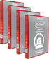BAZIC 3 Ring Binder 1/2" Economy View Binders Organizer - Red, Round Ring, Holds 100 Sheets, 4-Count