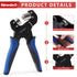 Newdeli 3/8 Inch Handheld Grommet Tool with Interchange 1/4 Inch Grommet Die, Eyelet Tool for Fabric Tarps Leather