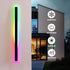 1PC 12In IP66 (1Pack) ASLONG LED RGBW Wall Light with APP Control, Waterproof Smart RGB LED Wall Mount Lighting