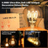 A19 E26 Bulbs 40 Non-Dimmable, 2200K Bulbs, 4W A19 Bulb 40 4 PACK Bulbs, 90+ Vintage LED Edison Light Watt, Amber Warm
