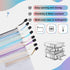 EOOUT 24pcs Waterproof Mesh Zipper Pouch, 8 Sizes, Plastic Travel Bags, Multipurpose for Office Supplies and Storage