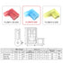 RuoFeng 100PCS 90 Degree Nylon Flag Spade Female Insulated Quick Disconnects - Electrical Crimp Wire Terminals, Blue