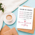 Naixiwen Romantic Valentine's Day Card for Him Her, Poem Anniversary Card for Couple, Sweet Birthday Cards for Husband