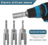 3 Pack 1/4" Hex Shank Nut Driver Power Wing Nut Drill Bit Socket Tool Drive Kit
