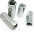 M8 x 1.25-Pitch Long Rod Metric Hex Coupling Nut, 28mm Length, 10 Pack, Zinc Plated