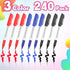 Sepamoon 240 Pack Dry Erase Markers Bulk, Low Odor Chisel Tip Whiteboard Markers for School Office
