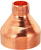 PATIKIL 2 1/8" to 3/4" ID Copper Reducer, 99.9% Pure Copper Reducing Coupling with Sweat Solder Connection