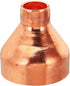 PATIKIL 2 1/8" to 3/4" ID Copper Reducer, 99.9% Pure Copper Reducing Coupling with Sweat Solder Connection