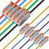 90 pcs XHF Conductor Compact Connectors, Lever Connectors Nuts, Electrical Wire Terminals for Inline Splices 28-12 AWG