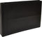 GOLD SEAL 7 Ring Executive Check Binder, Black Textured Premium Leatherette Cover, 600 Check Capacity for 9 x 13"