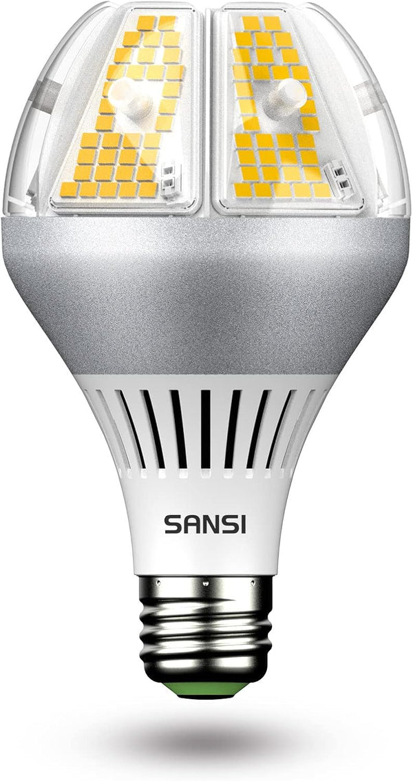 SANSI 6500 Lumens A21 LED Light Bulb, Bright 450W Equivalent, 5000K Daylight, Non-Dimmable, 25,000-Hour Lifetime.