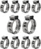 PUDS0058-10 Oetiker Style Pinch PEX Cinch Clamps, 5/8 Inch, Stainless Steel Material