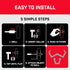 Bullfix TV Kit - Drywall Anchors for TV Bracket, Heavy Duty Wall Mount Hardware Kits