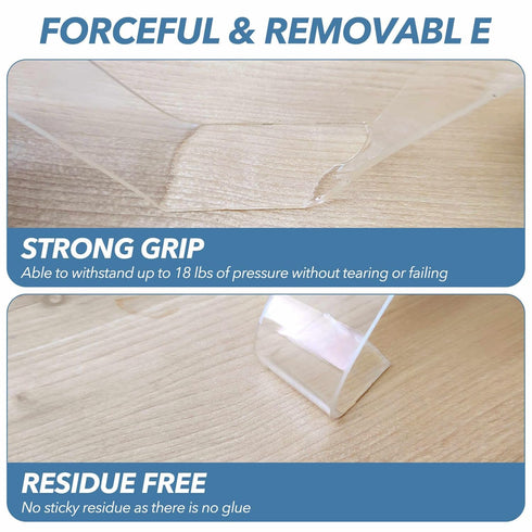 Heavy Duty Double Sided Tape, 16.5FT Premium Removable Mounting Adhesive Grip Tape for Craft Wall Mounting
