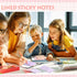 Yexiya 64 Pcs Lined Sticky Notes, Self Stick Notes with Lines, Bright Assorted Colors, 1920 Sheets (4 x 6 Inch, 3 x 3