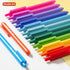 Shuttle Art 24 Pack Colored Ballpoint Pens, Retractable Black Ink Cute Pens 1.0mm for Writing Journaling School Office