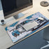 Large Mouse Pad Drift Car JDM Art Desk Mat, 40x90cm Rubber Gaming Office Organizer Supplies for Computer