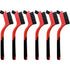 6-Pack Nylon Cleaning Brushes - Non-Scratch Nylon Bristles for Delicate Surfaces &
