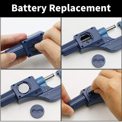 Digital Outside Micrometer 0-25mm / 0-1", Metric & Inch, 0.00005" Resolution
