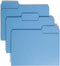 Smead SuperTab File Folder, Blue, Oversized 1/3-Cut Tab, Letter Size, 100 per Box (11986)
