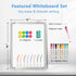 Dry Erase Board for Wall, Double-Sided 12" x 16" Small Hanging Magnetic Whiteboard for Planning & Memo