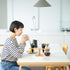 5-hole 3.3cm Zerodeko Wooden Ice Cream Cone Stand Sushi Hand Roll Holder Diameter Kitchen Display Rack for Restaurant