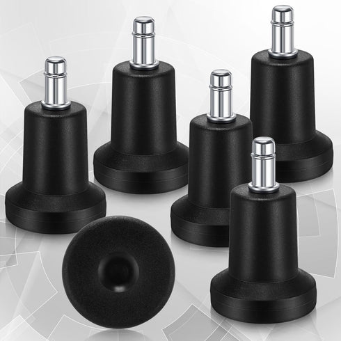 Outus 5 Pieces Bell Glides Replacement Office Chair Wheels Stopper Office Chair Swivel Caster Wheels Stool Bell Glides