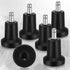 Outus 5 Pieces Bell Glides Replacement Office Chair Wheels Stopper Office Chair Swivel Caster Wheels Stool Bell Glides