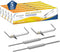 Olympx 2” Capacity Economy Self Adhesive Prong Paper Fastener Bases, Pack of 5 (100 pcs/Pack)